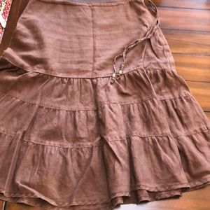 Linen skirt